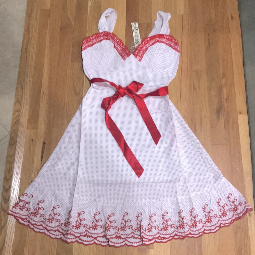 Brand New - Women’s Red/White Summer Dress